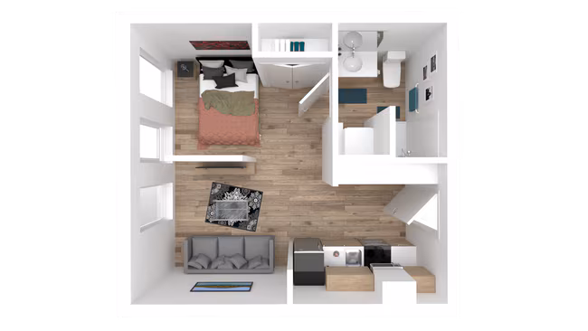 Grand + Berlin 601-F floor plan